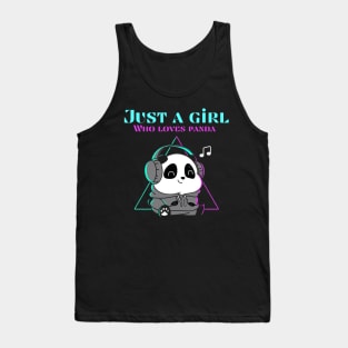 just a girl who loves pandas Tank Top